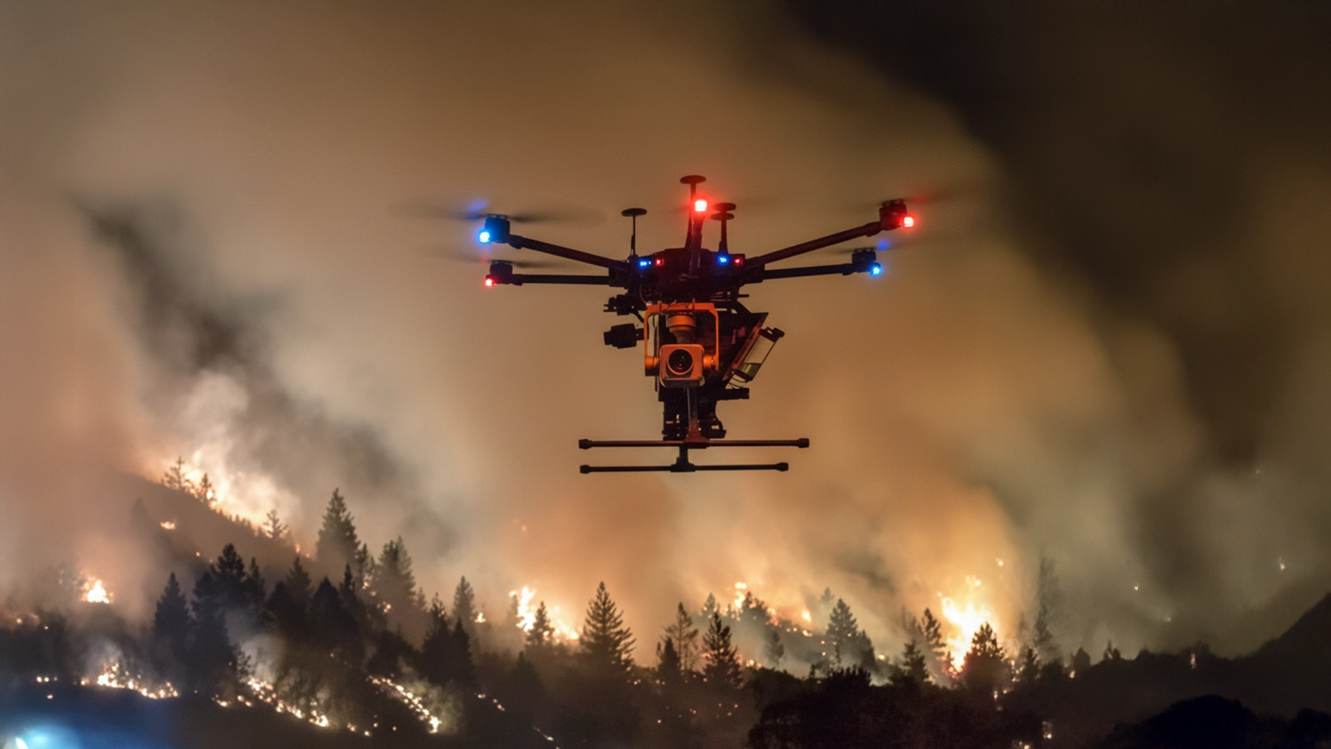 yangın ve afet dronları